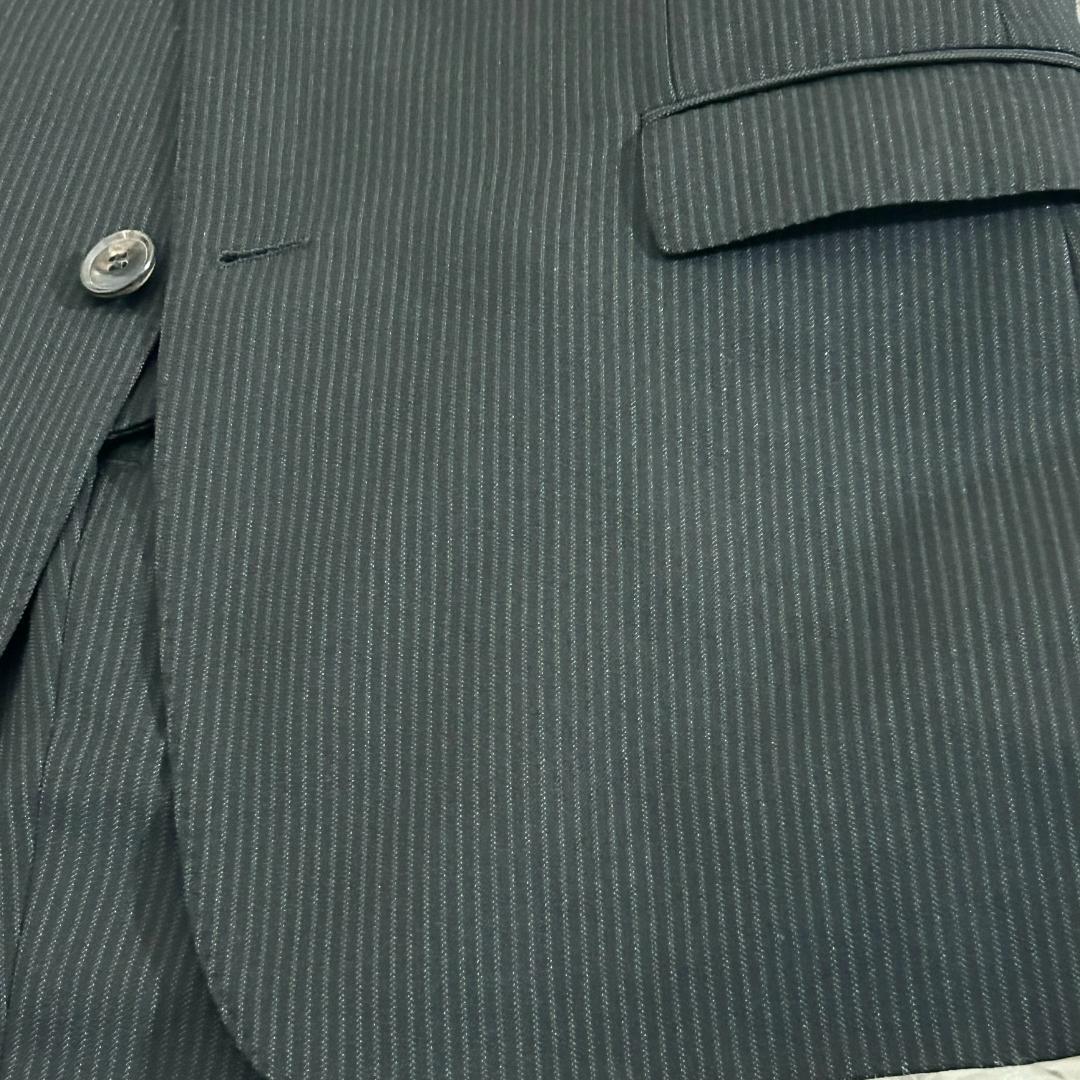 BOSS Hugo Boss 3ピーススーツ ストライプ セットアップ 黒系