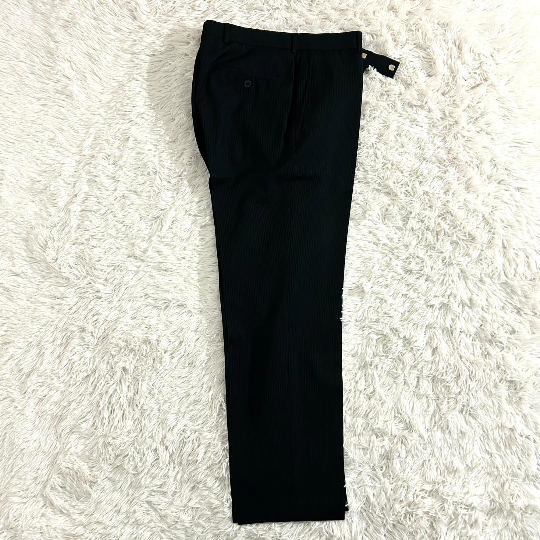 BOSS Hugo Boss 3ピーススーツ ストライプ セットアップ 黒系