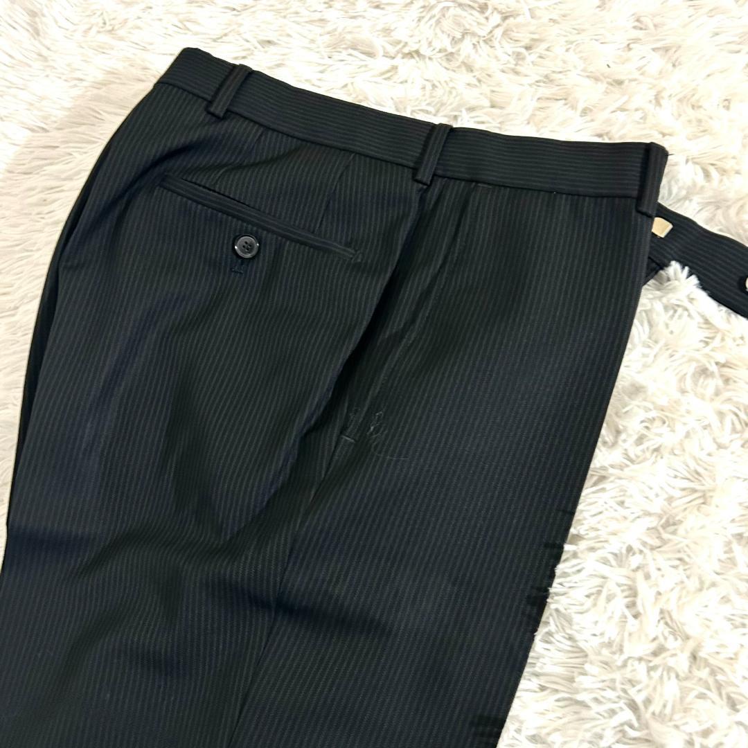 BOSS Hugo Boss 3ピーススーツ ストライプ セットアップ 黒系