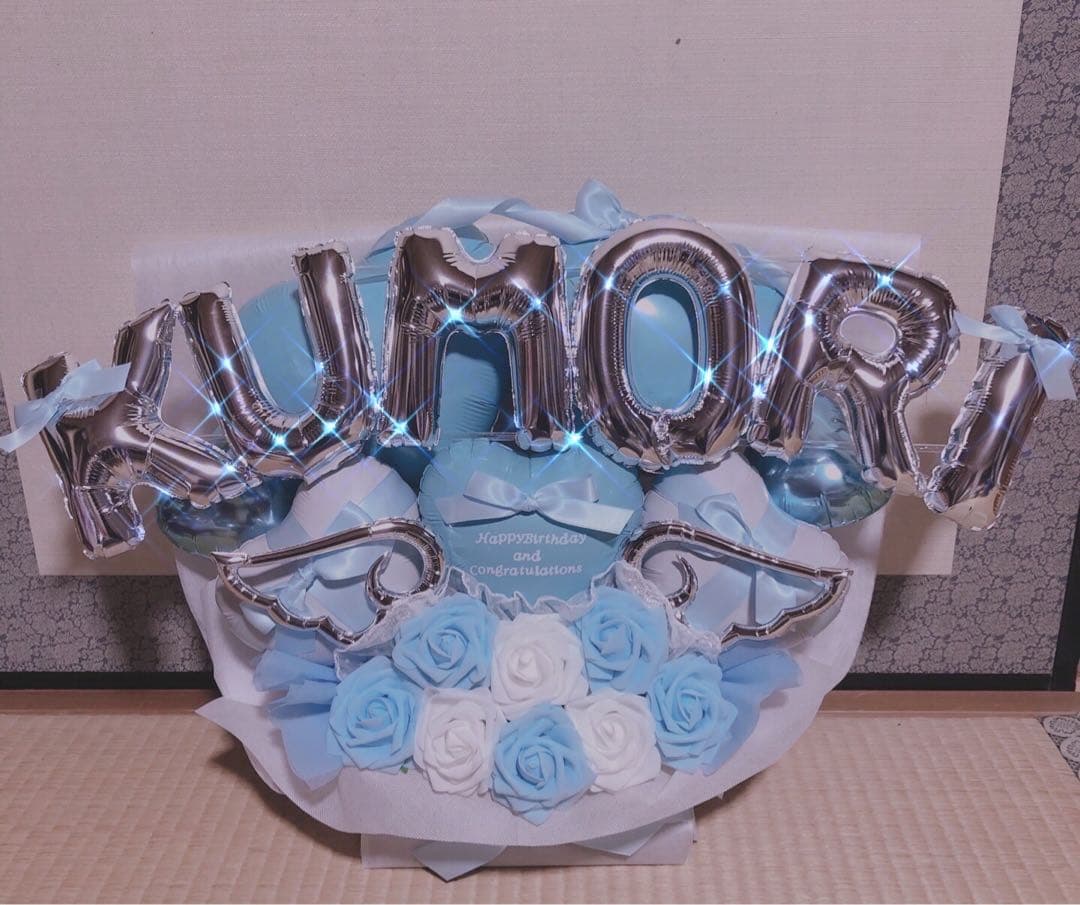 ぱぴお　バルーンブーケ　3月2日到着　卒業ブーケ