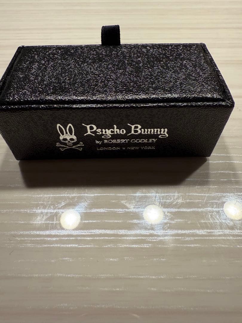 新品・未使用 Psycho Bunny（サイコバニー） スカルウサギカフリンクス