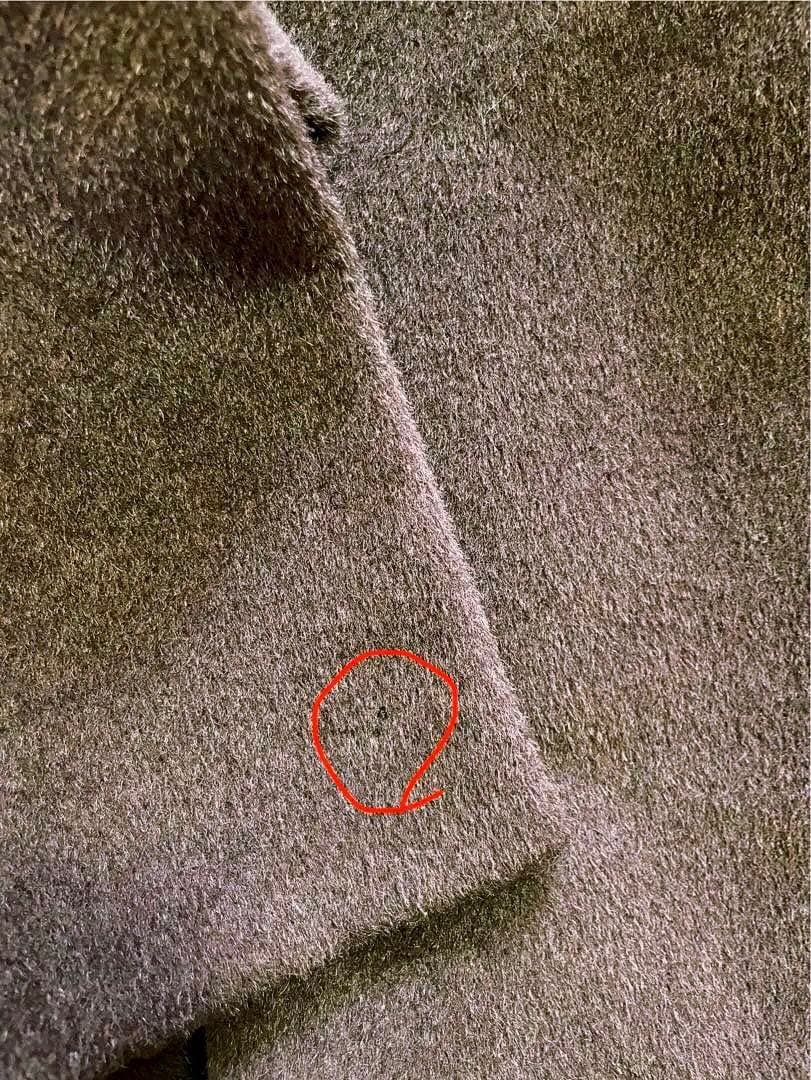 FENDI フェンディ　ブラウン チェスターロングコート モヘア&ウール