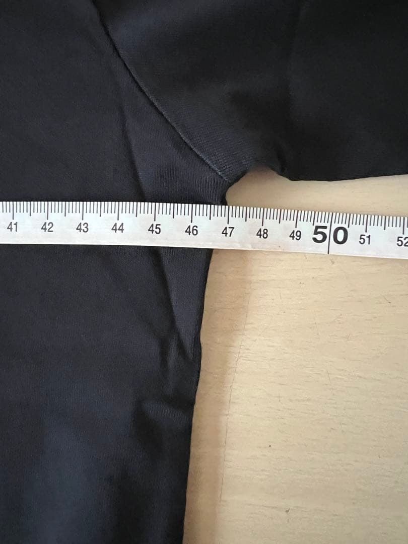 JIL SANDER+ ジルサンダー 1枚ロゴ　長袖Tシャツ　黒