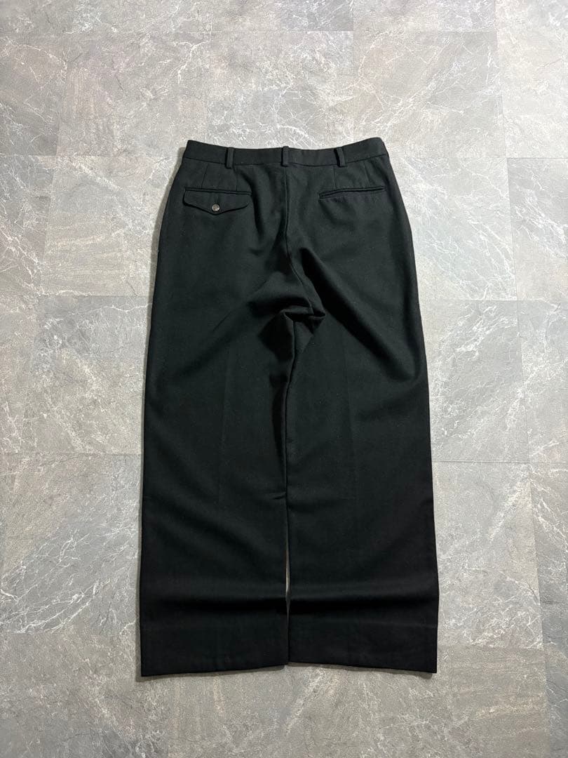 パンツ 90s Vintage pure wool 2tuck wide slacks