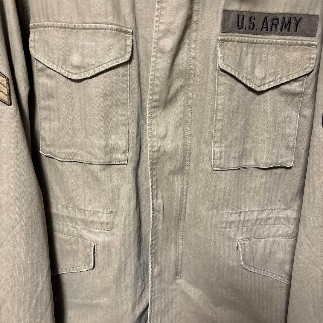 AVIREX M-65フィールドジャケット VINTAGE WASHミリタリー