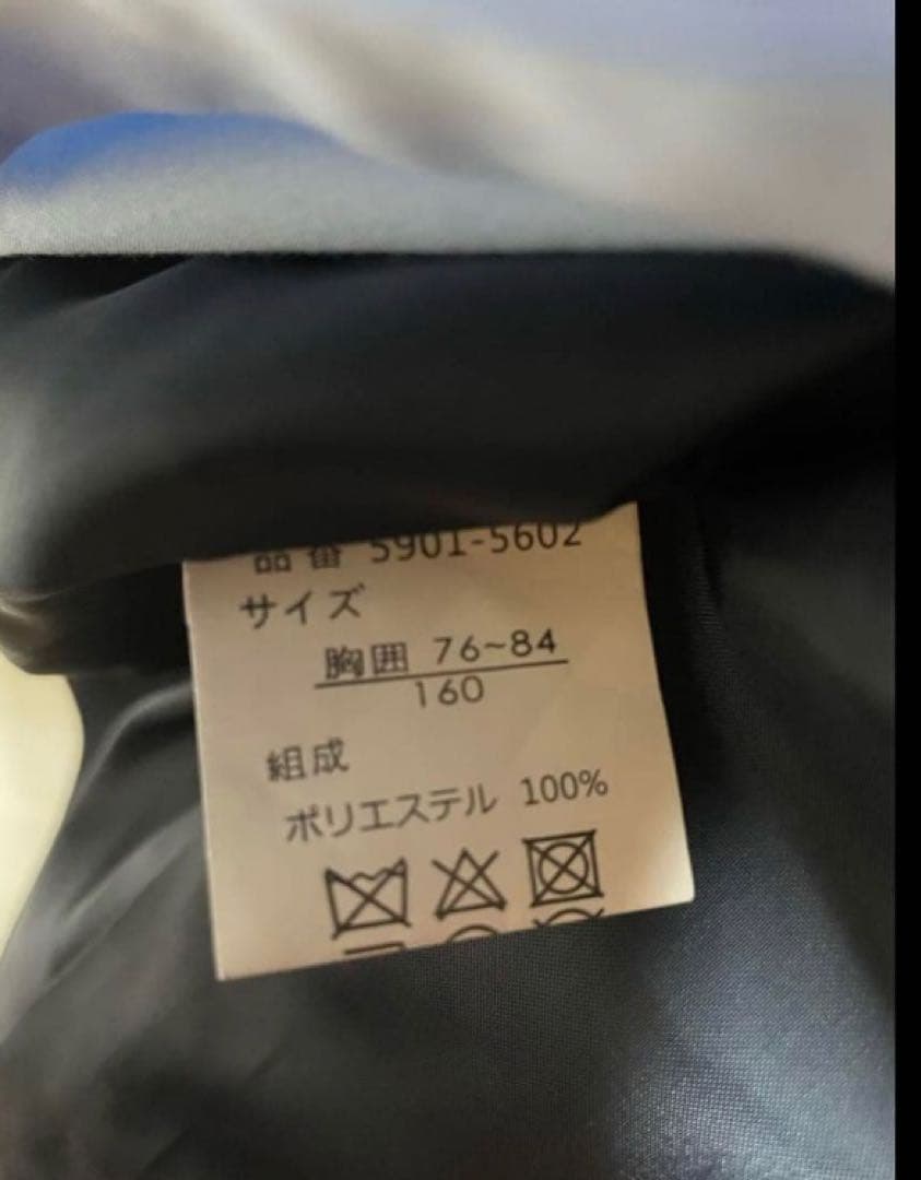 男の子　フォーマルスーツ160 ネイビー