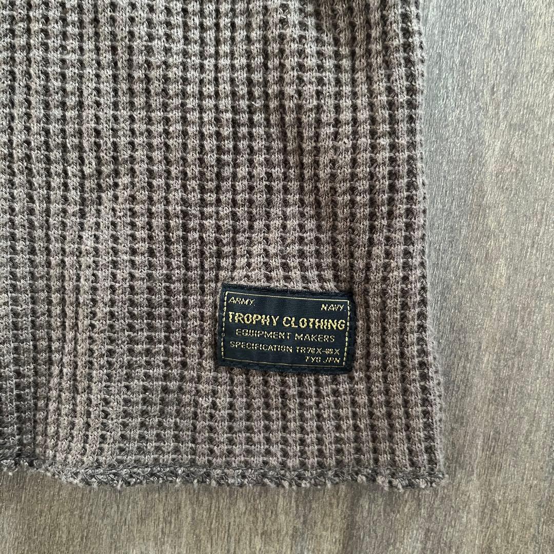 【気まぐれお値下げ中】ヘビーワッフルミルヘンリーネックロングスリーブTee