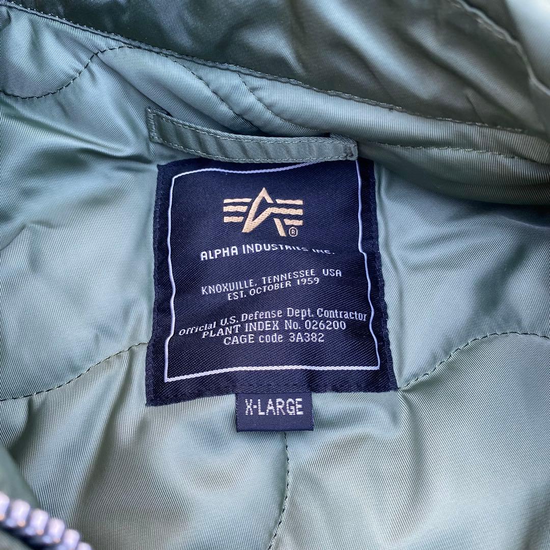 ALPHA INDUSTRIES CWU 45/P 短丈 フライトジャケット