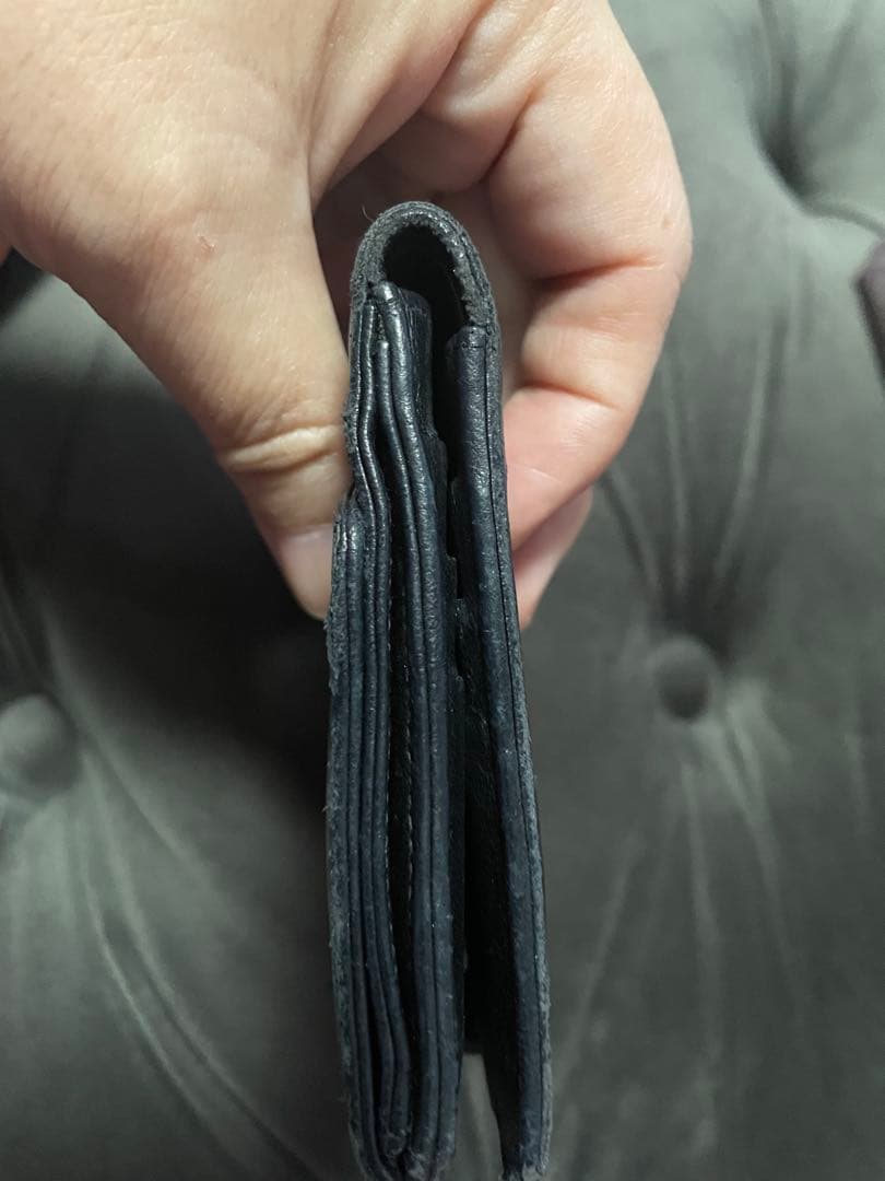 CHANEL 二つ折り財布 黒