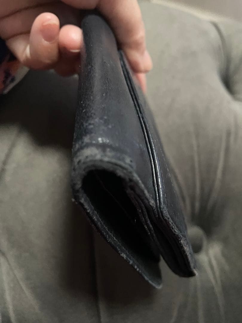 CHANEL 二つ折り財布 黒