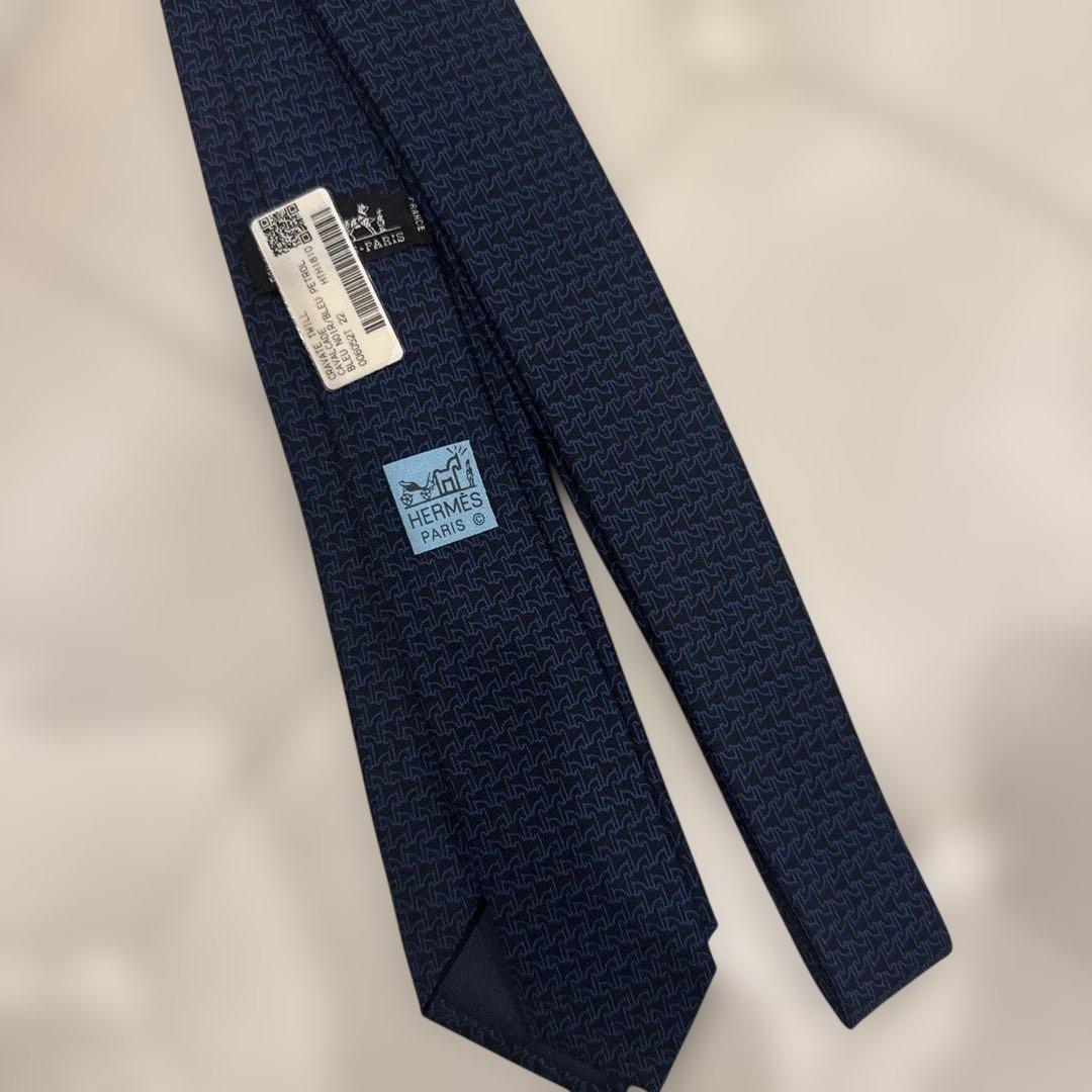 【&Necco 】HERMES CRAVATE THILL ネクタイ