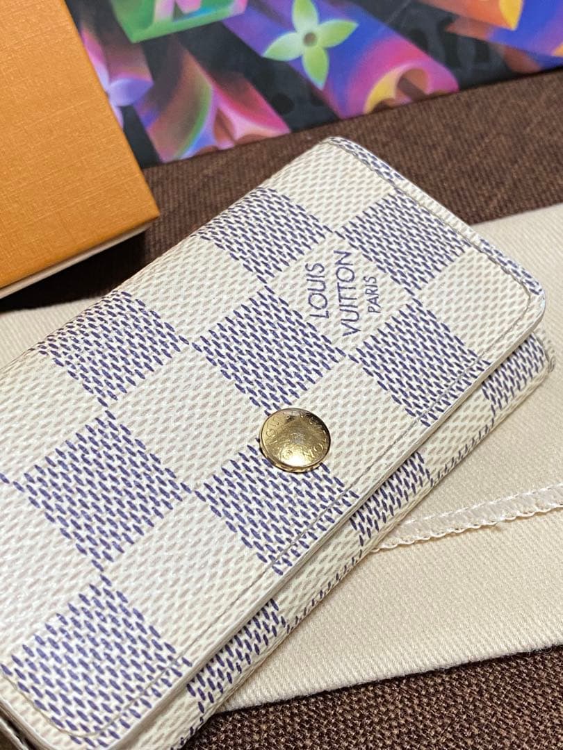 ルイヴィトン ダミエアズール　キーケース