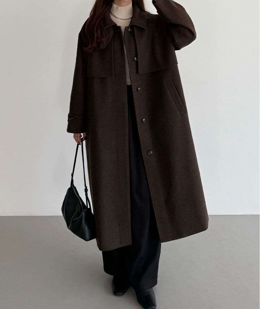 callautia 2wayカラーオーバーサイズロングコート