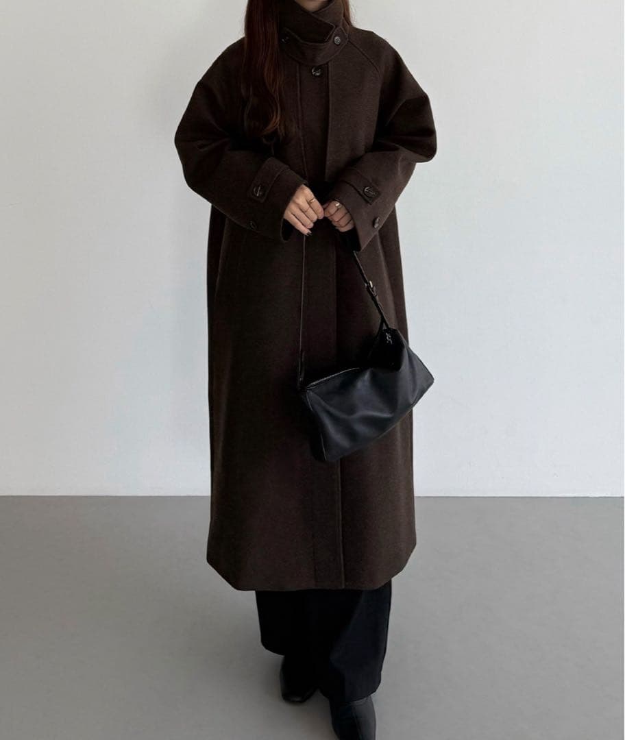 callautia 2wayカラーオーバーサイズロングコート