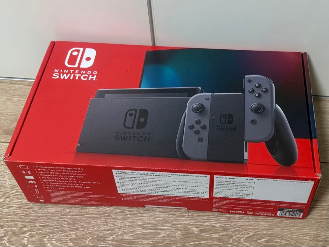 Nintendo Switch グレー 本体 Joy-Con付き