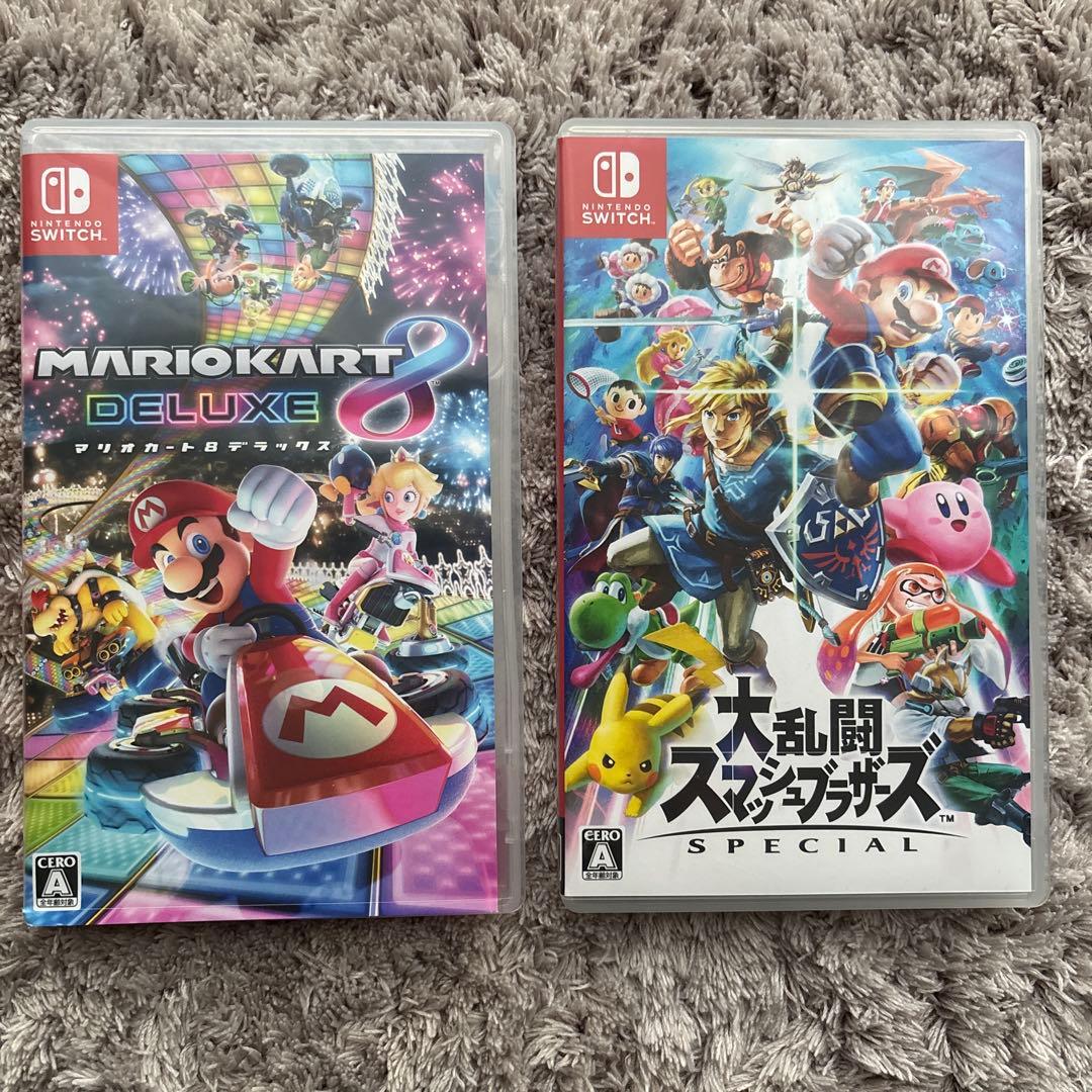 Switchソフト　マリオカートDX8 スマッシュブラザーズスペシャルセット売り