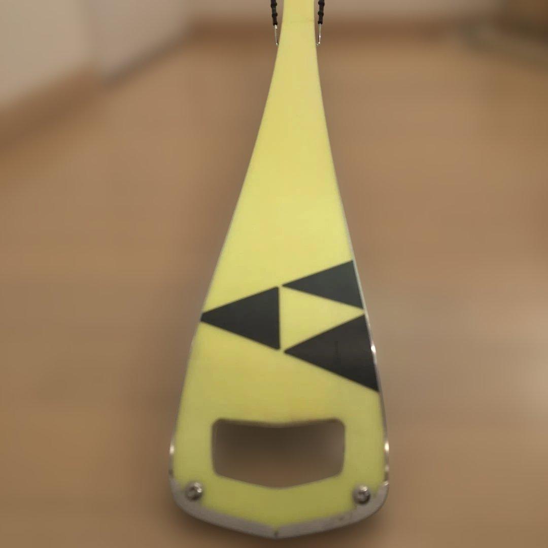 FISCHER RC4 C スキー板 黒/黄 バインディング付き