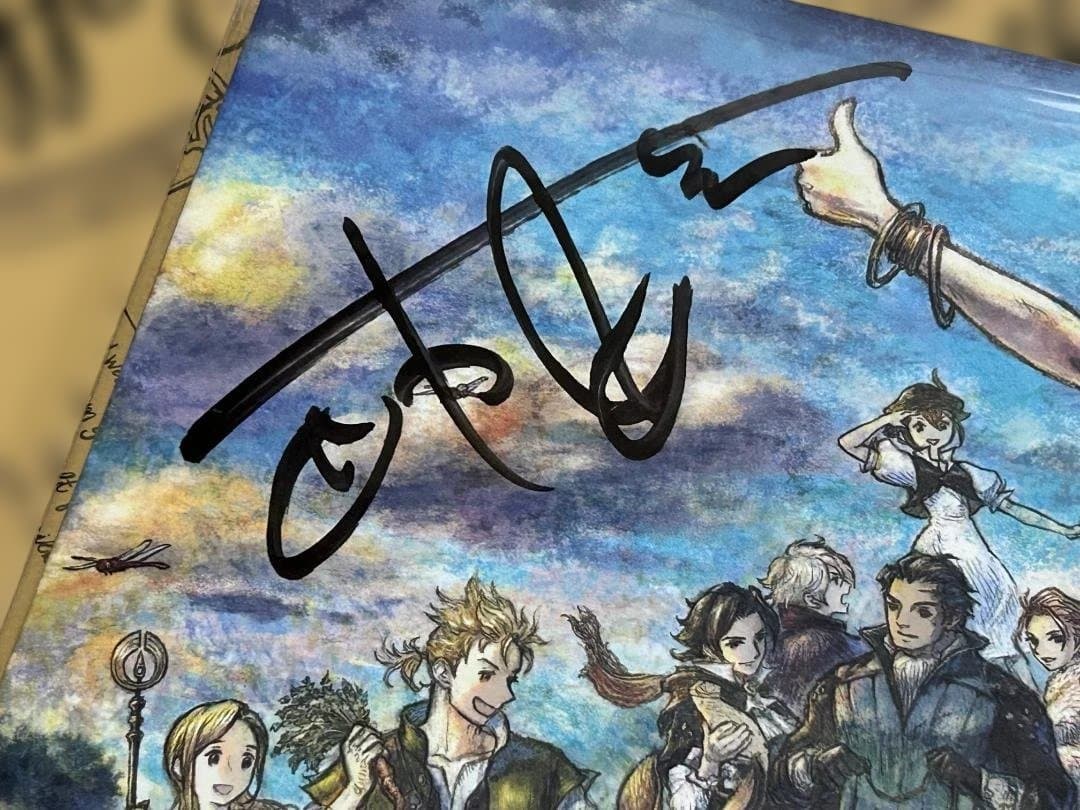 オクトパストラベラー　lp アナログレコード　西木康智直筆サイン入り　新品未開封