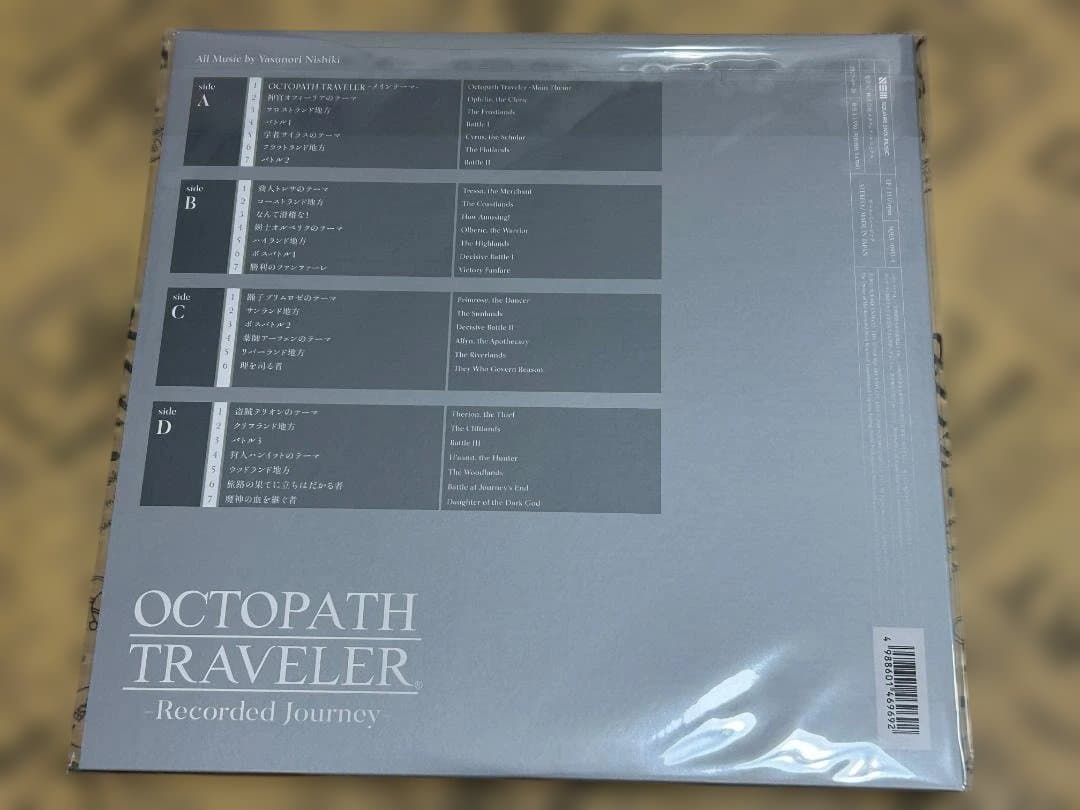 オクトパストラベラー　lp アナログレコード　西木康智直筆サイン入り　新品未開封