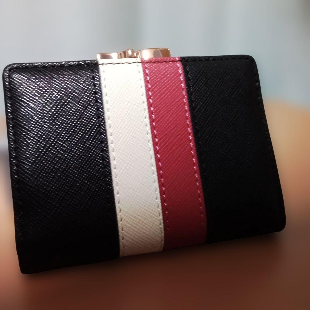新品未使用 Vivienne Westwood ストライプデザイン 三つ折り財布