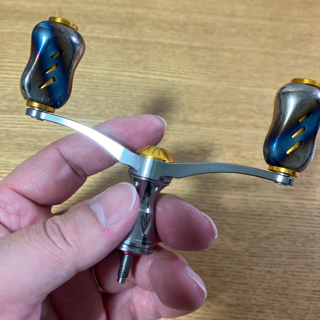 美品　シマノ用　ゴメクサス　ダブルハンドル　ジュラルミン　スタンド　セット