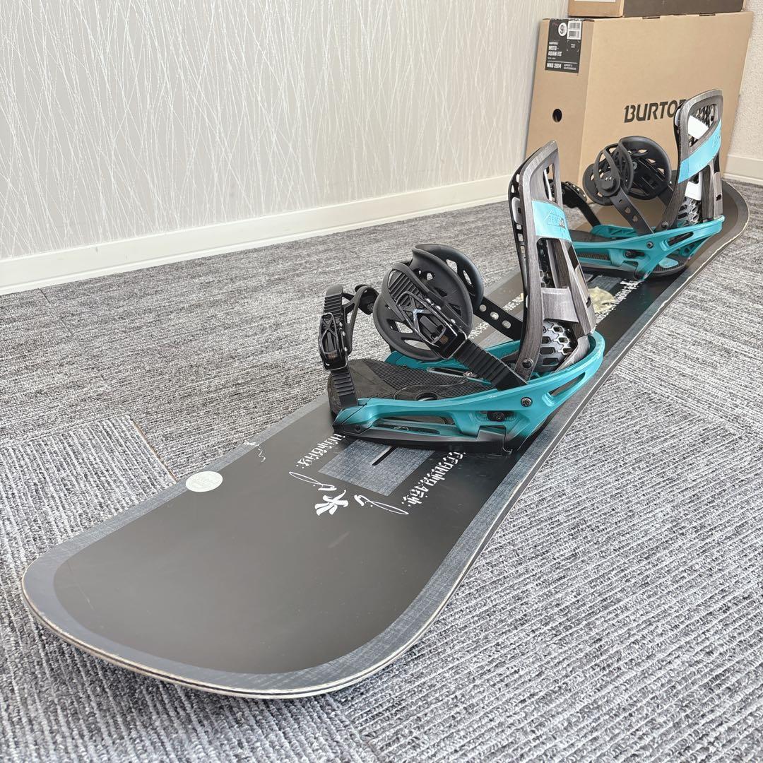 81最高峰❗️バートン ANTLER 初心者用 スノーボードセット★154.5cm