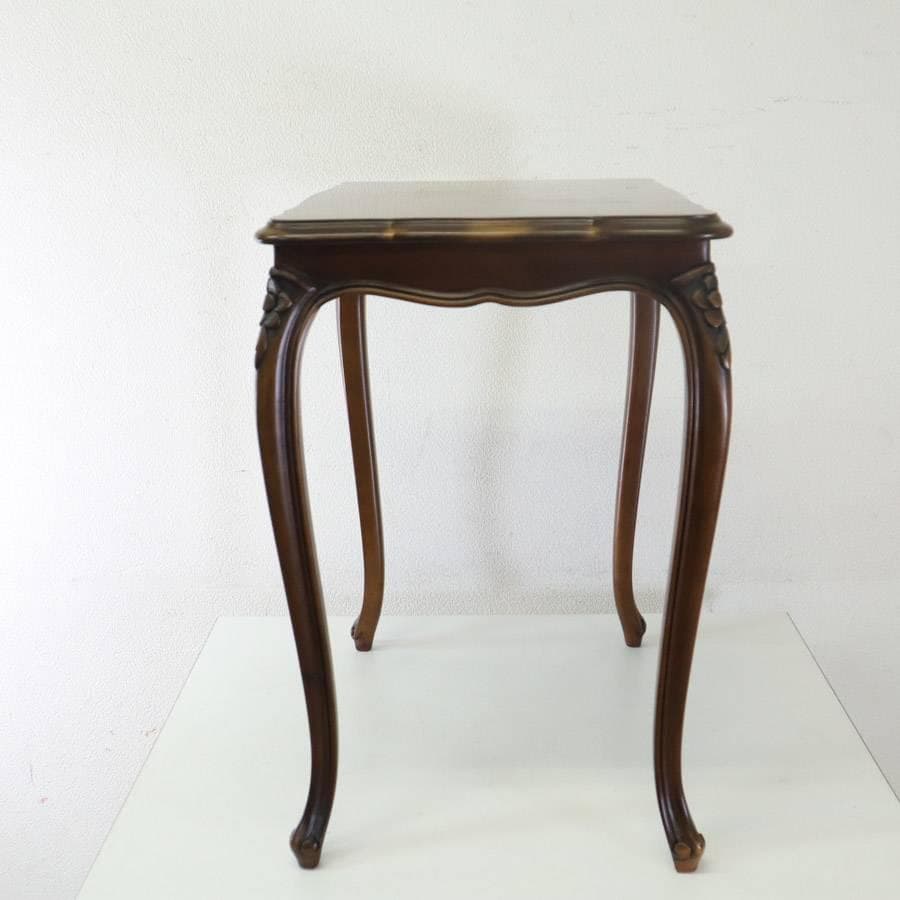 カリモク家具最高峰 ドマーニ ルイ15世 ネストテーブル 大 サイドテーブル