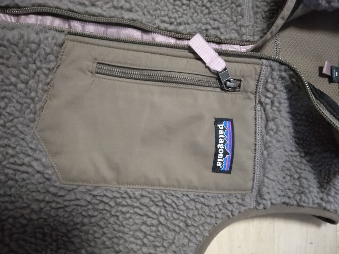 patagonia　レトロX　 フリースベスト XS グレー　ブラウン
