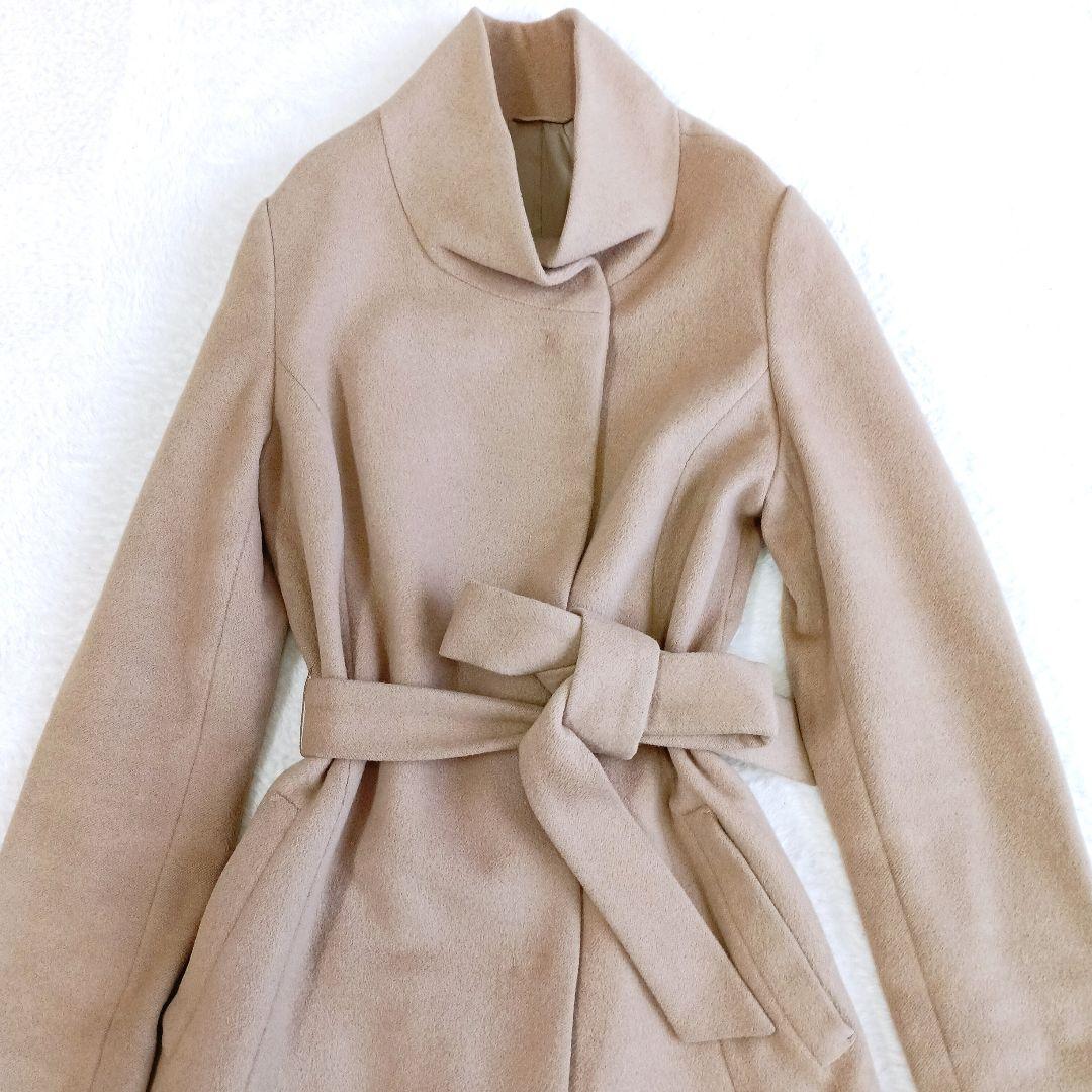 ANAYI　アナイ　アンゴラ　ロングコート　チェスターコート