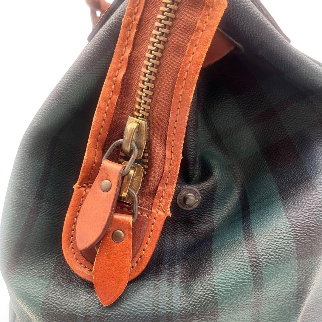 希少 ポロラルフローレン　ヴィンテージ ドクター ボストンバッグ PVC レザー