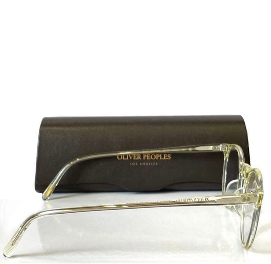 OLIVER PEOPLES クリアラウンドサングラス