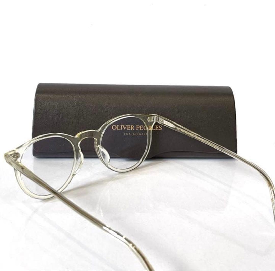 OLIVER PEOPLES クリアラウンドサングラス
