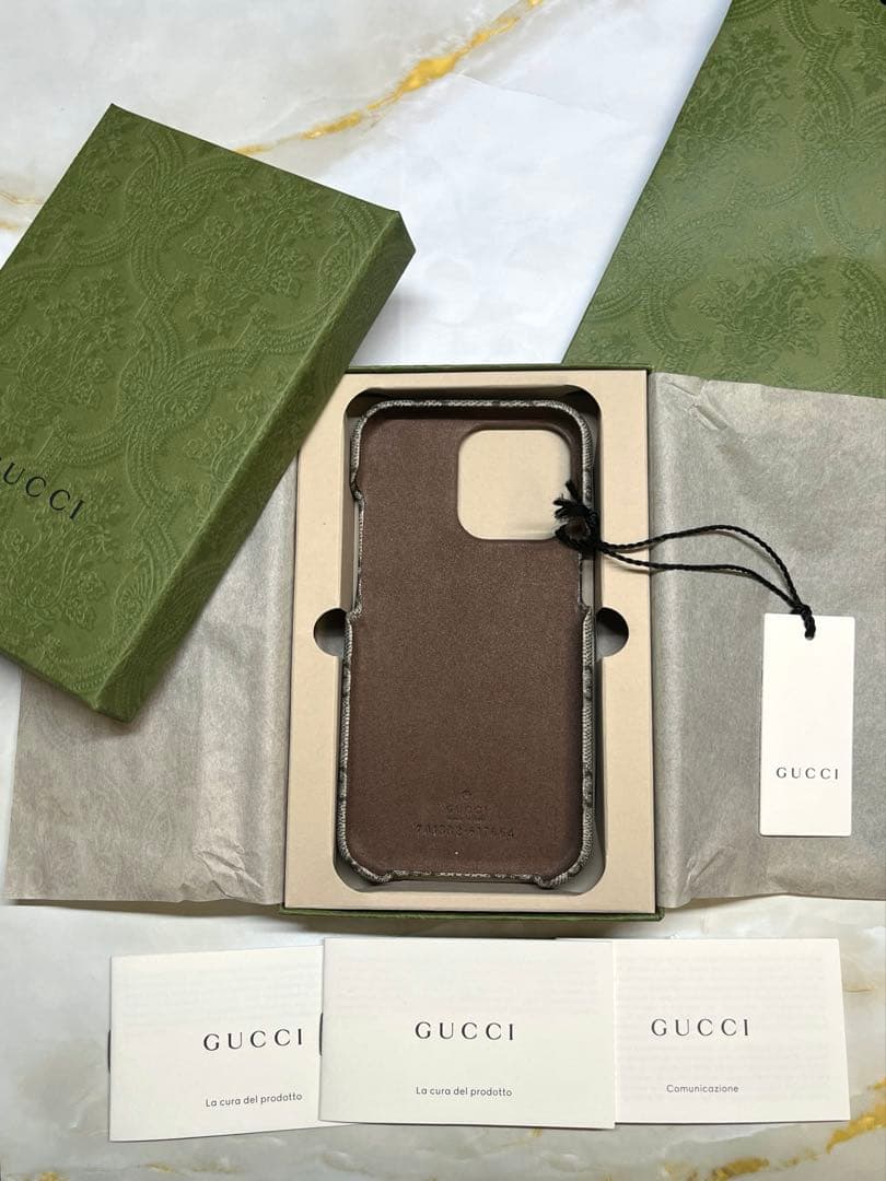 【新品未使用】GUCCI iPhone13 PROケース　オフディア　01