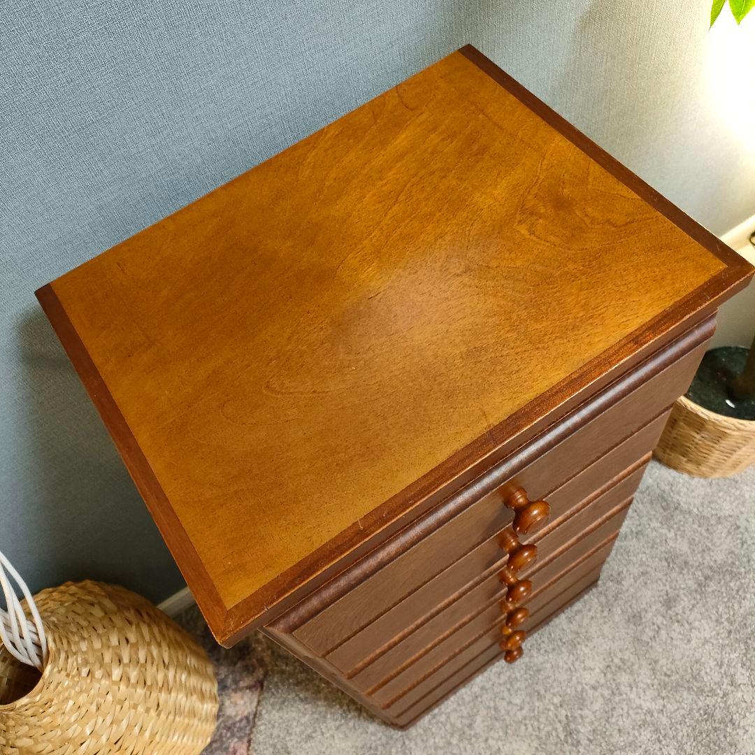 大塚家具取扱 起立木工 6段チェスト チェリー