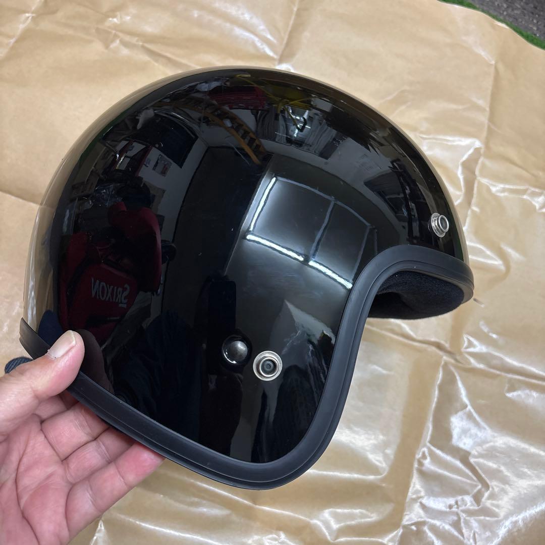 ジェットヘルメット ブラック