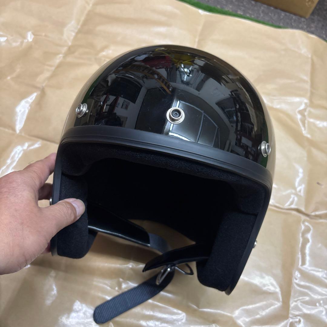 ジェットヘルメット ブラック