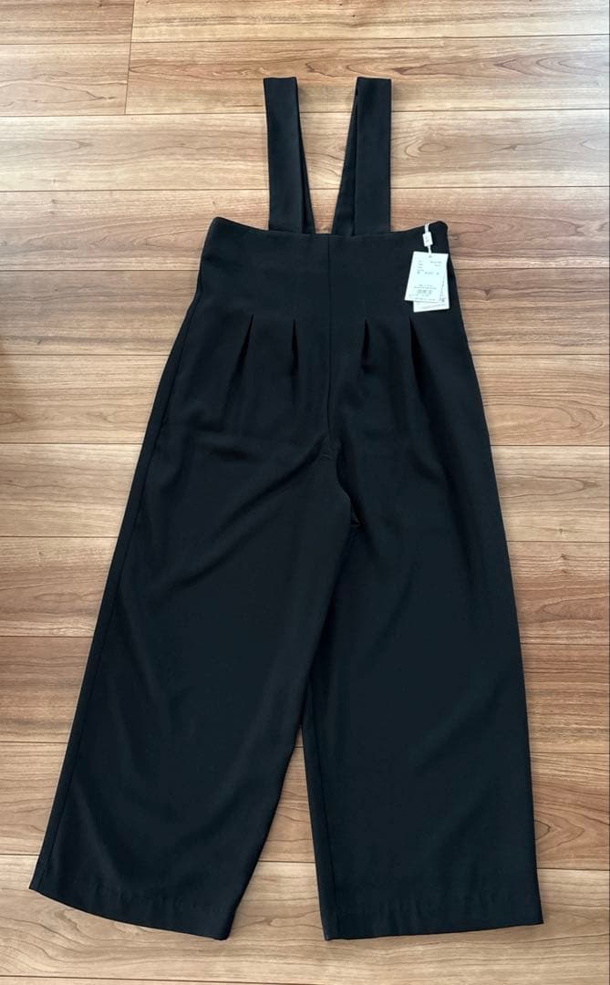 CLANE ハイウエストサスペンダーパンツ ブラック 2025SS