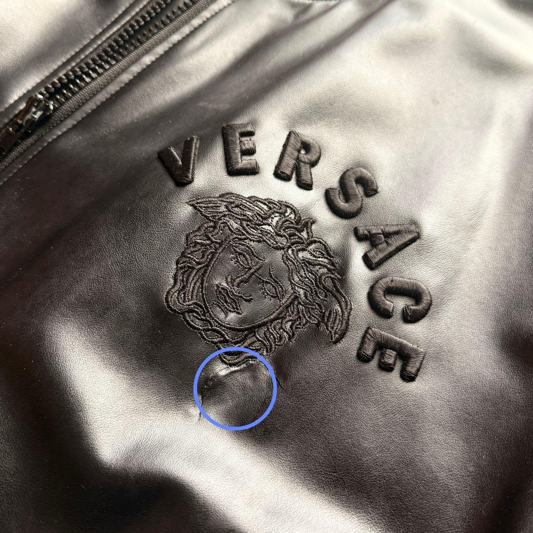 ヴェルサーチェ メデューサ レザースタジャン ジャケット