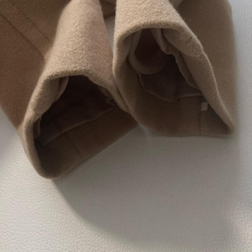 朴*様 【美品】バーバリーブルーレーベル　アンゴラ混ロングコート 裏地ノバチェッ