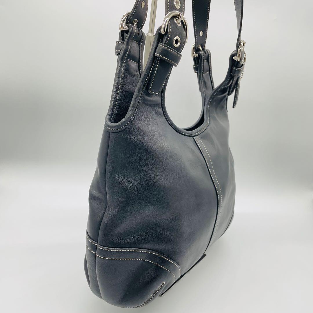 コーチ　ショルダーバッグ　9249 ホーボー　ブラック　美品