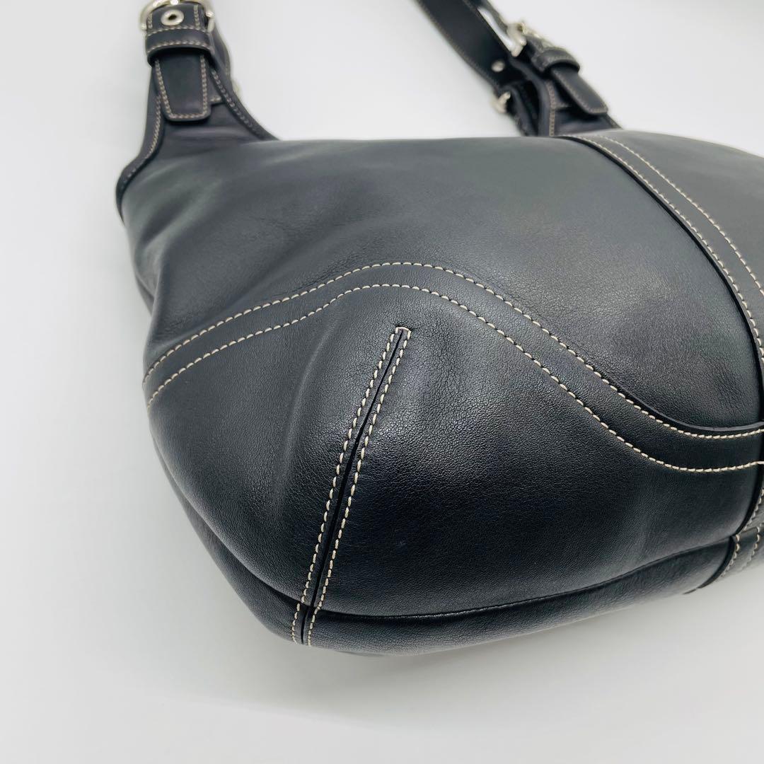 コーチ　ショルダーバッグ　9249 ホーボー　ブラック　美品