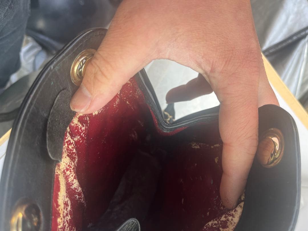 CHANEL 黒 キルティング ショルダーバッグ