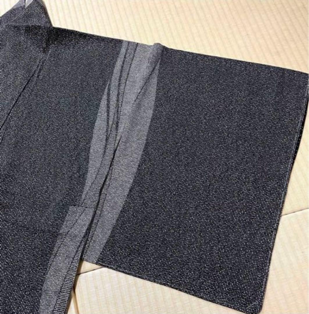 Aya モノトーン 染め 矢絣の地紋 モダン 残布 ガード加工
