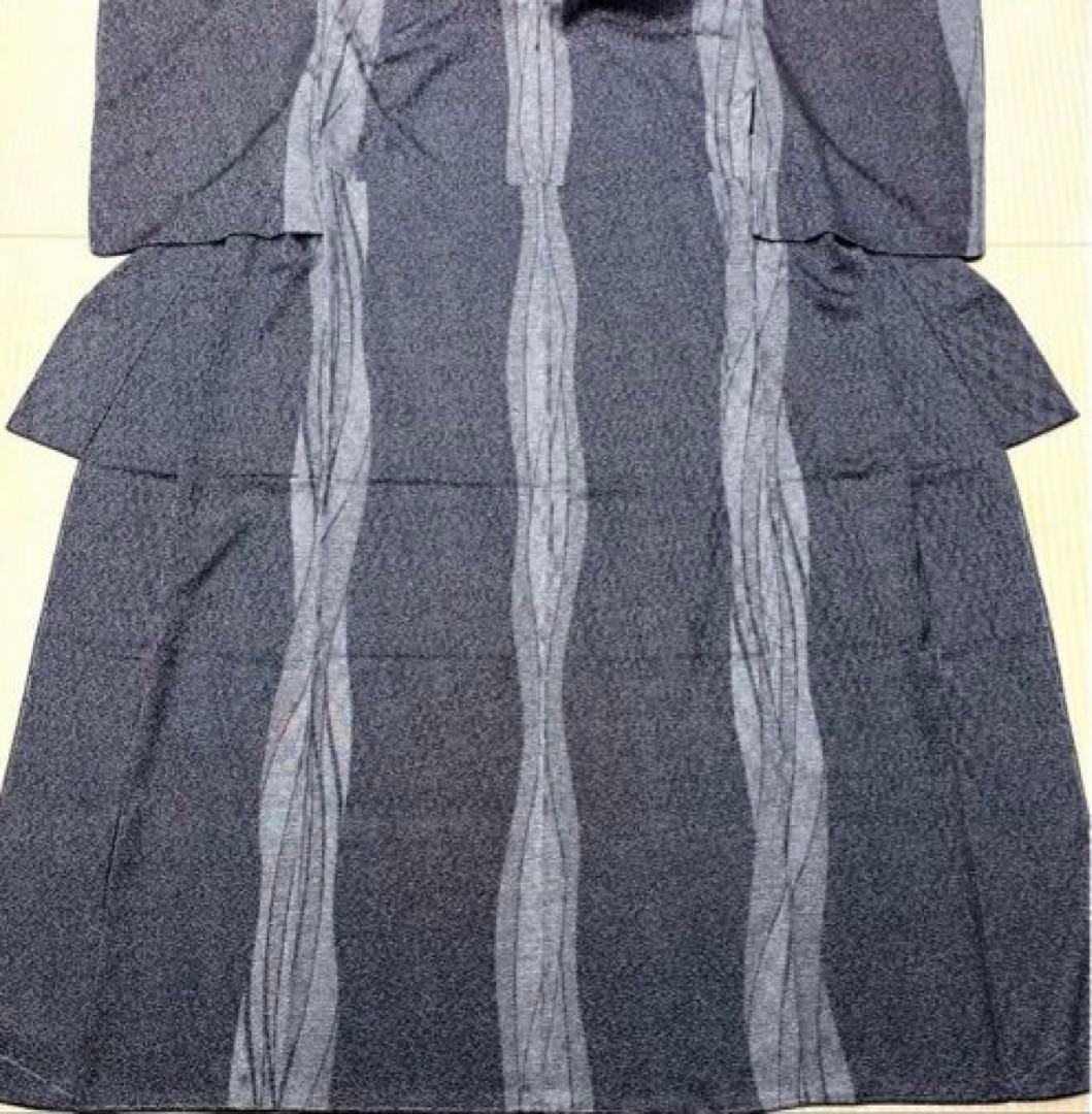 Aya モノトーン 染め 矢絣の地紋 モダン 残布 ガード加工