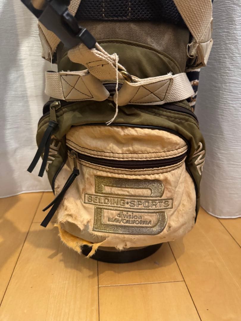 BELDING ベルディング キャディバッグ　ゴルフバック　ブラウン　バックのみ