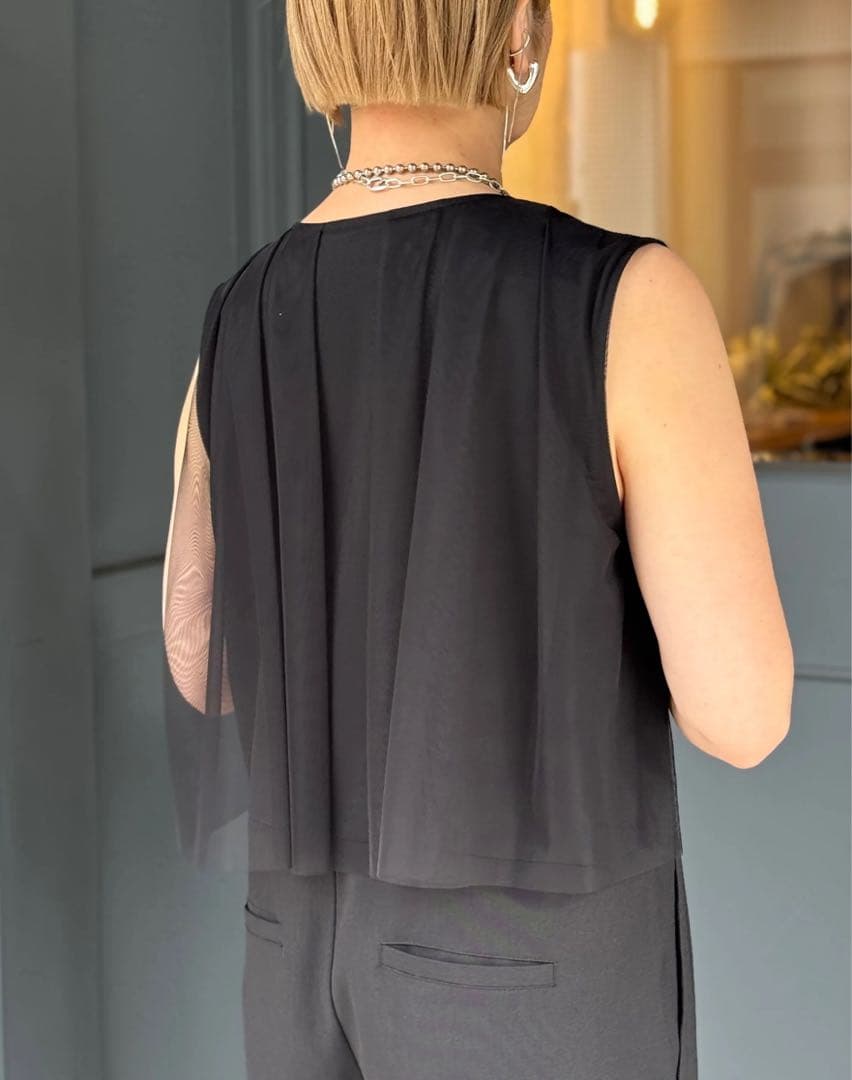 cyan×kusukusu バックチュールサロペット