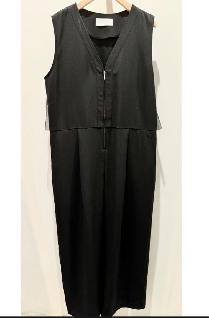 cyan×kusukusu バックチュールサロペット