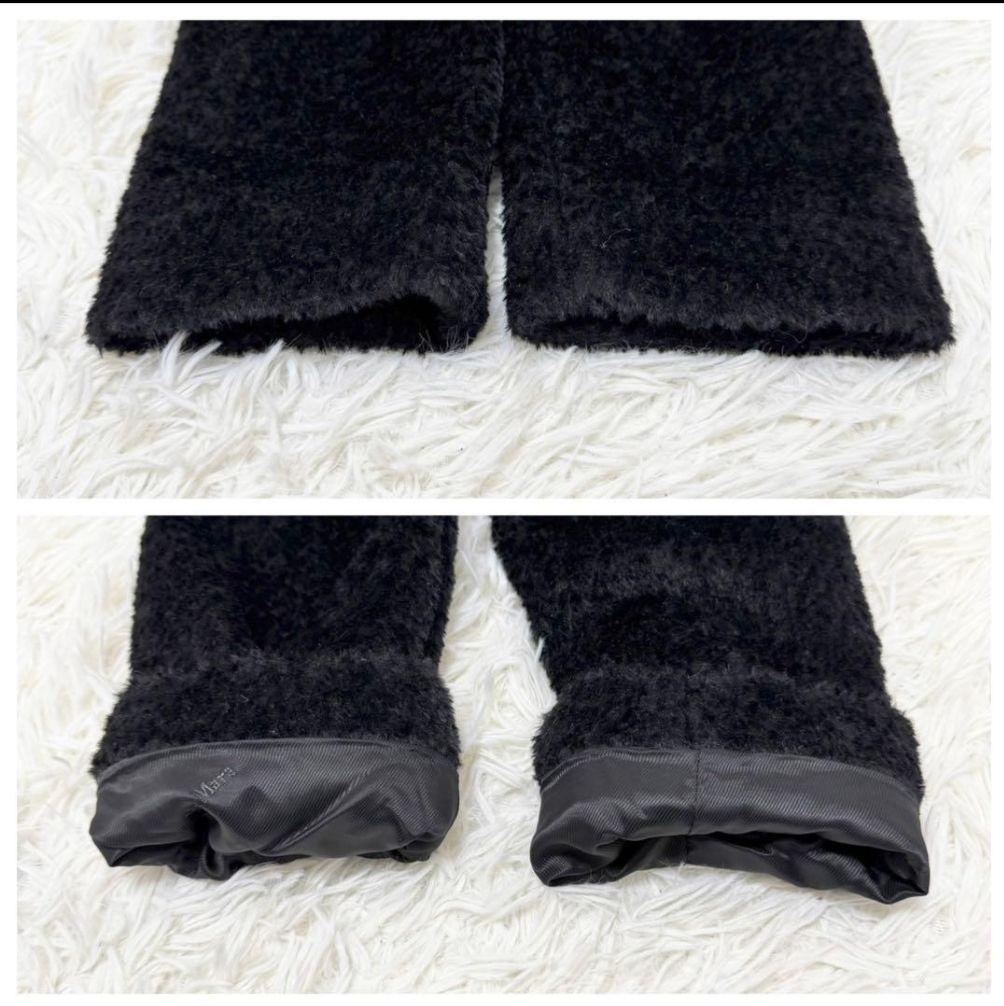 極美品 MaxMara アルパカ シャギーコート 黒 テディ　40 M〜L