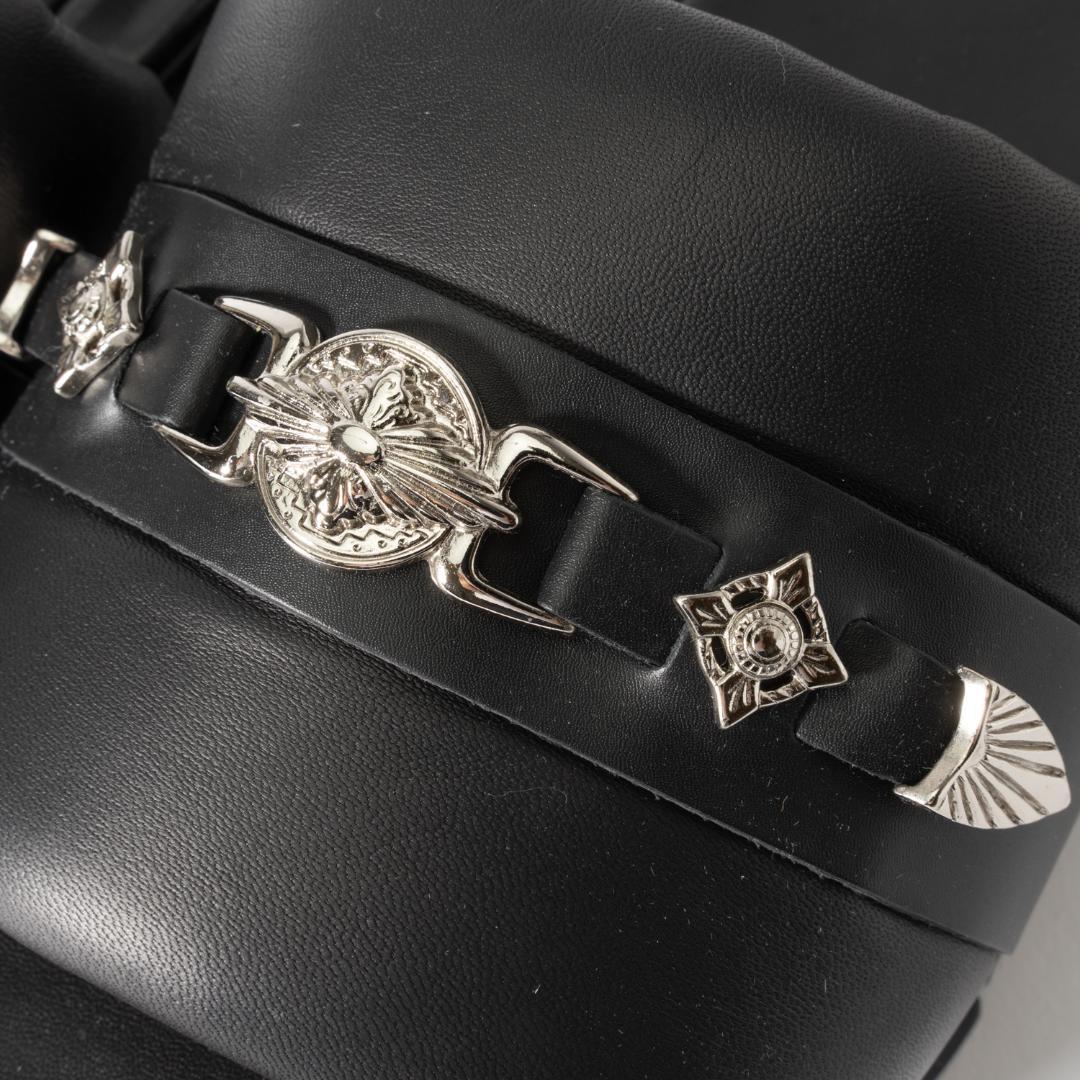 新品 TOGA VIRILIS BLACK SOFT LEATHER 43