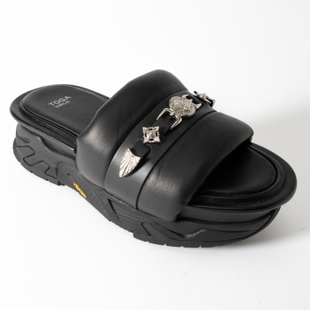 新品 TOGA VIRILIS BLACK SOFT LEATHER 43